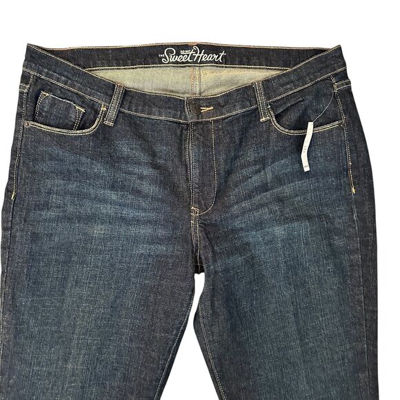 Old Navy Dark Wash Sweatheart Bootcut Jeans Size 14R NWT - Picture 8 of 8